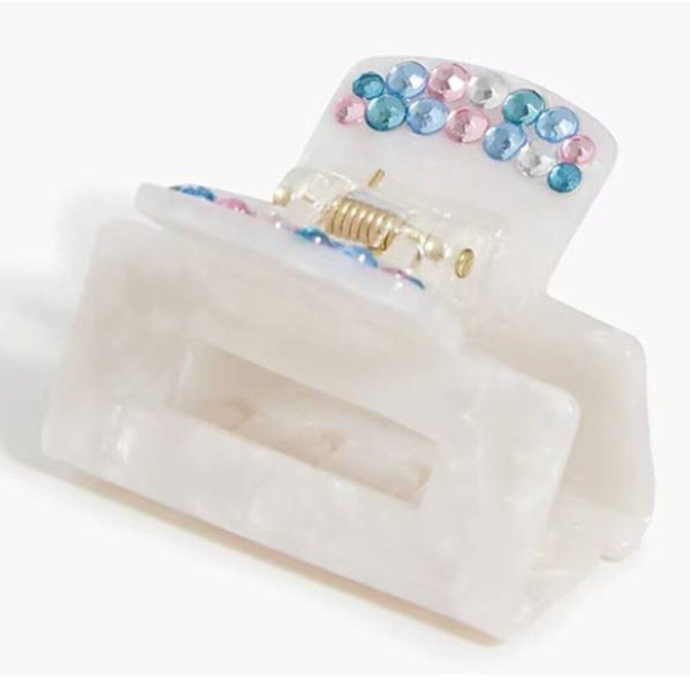 Crewcuts Girls' Mini Claw Hair Glip With Gems 2Sets